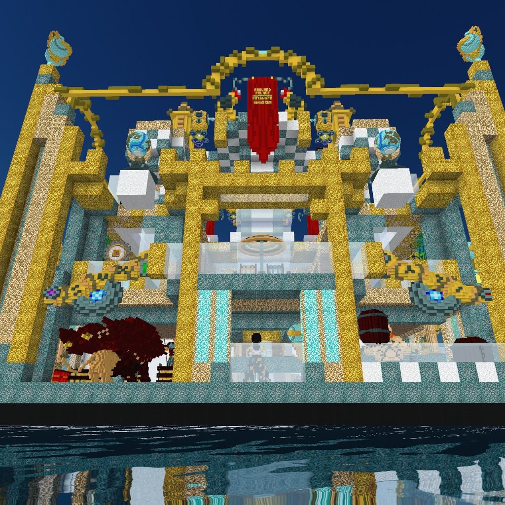 Asguard Palace. When you choose one street or avenue in Voxels upon which to stroll patiently, you'll find gems like this.