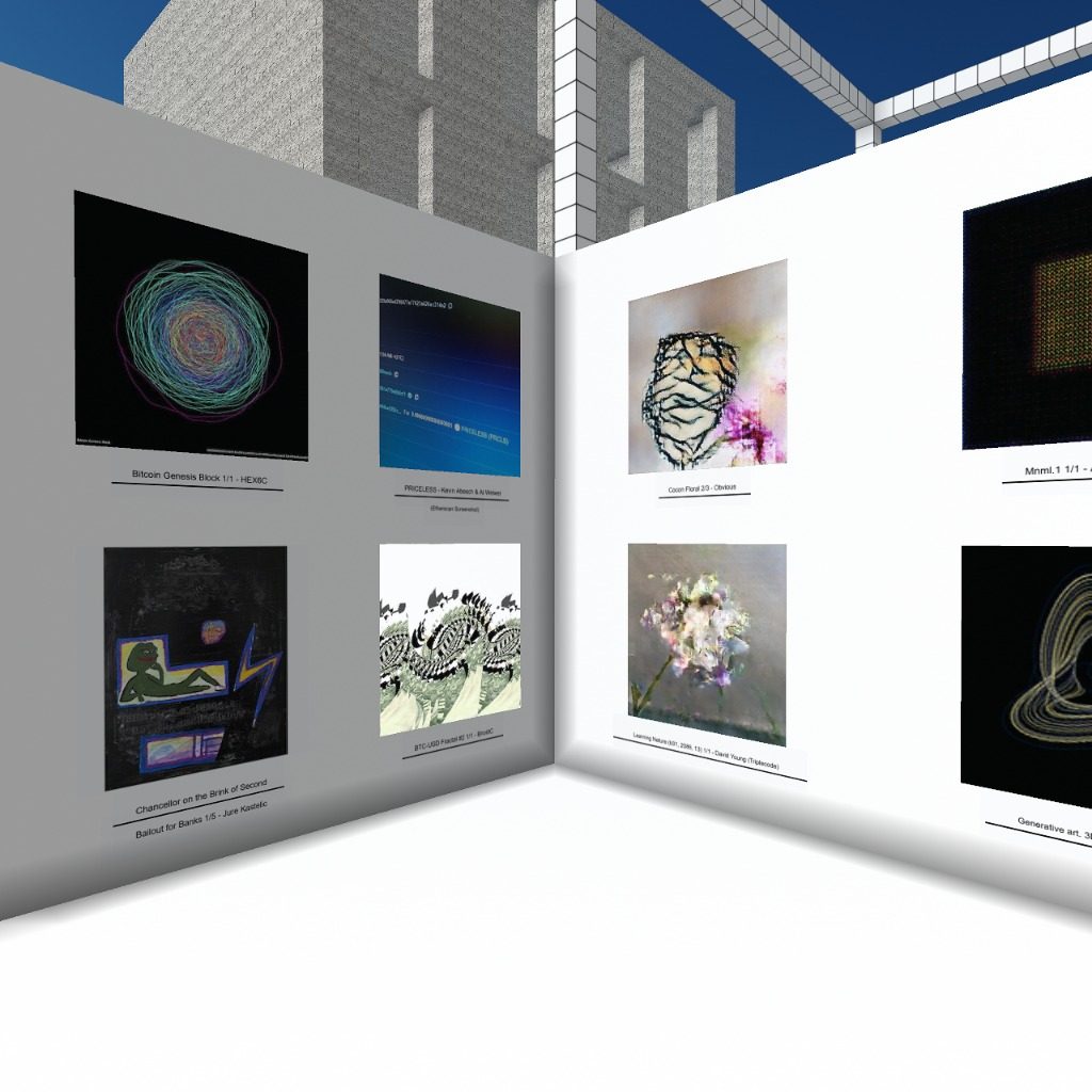 We really, really like blockchain art in this world.